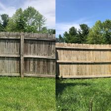 Fence Cleaning on Pepperhill Cir. in Lexington, KY