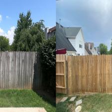 Complete Fence Cleaning & Brightening on Green Park Ct in Lexington, KY