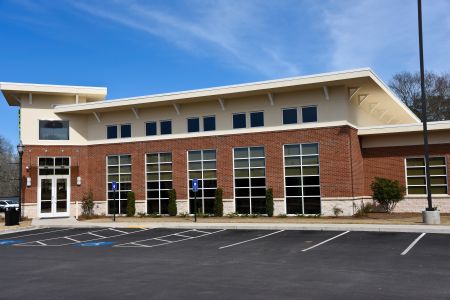 Office building pressure washing