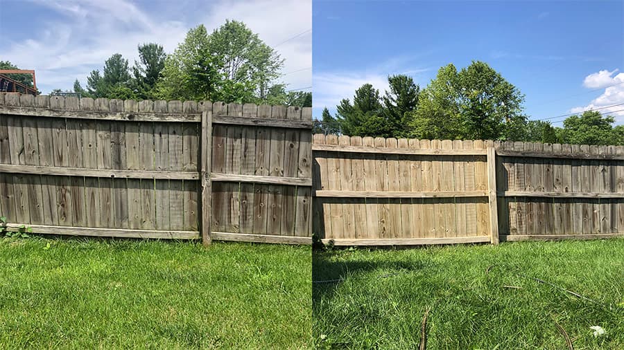Fence Cleaning on Pepperhill Cir in Lexington KY