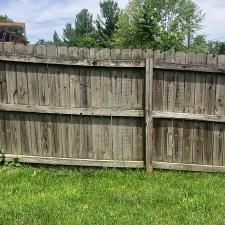 Fence Cleaning on Pepperhill Cir. in Lexington, KY 0