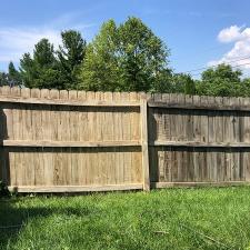 Fence Cleaning on Pepperhill Cir. in Lexington, KY 1