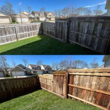 Full Fence Wood Restoration in Lexington, KY 1