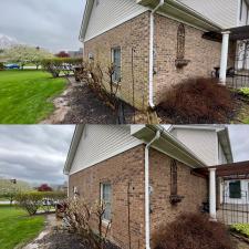 Soft Wash House Washing on Brick and Vinyl in Versailles, KY 2