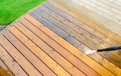 Deck cleaning