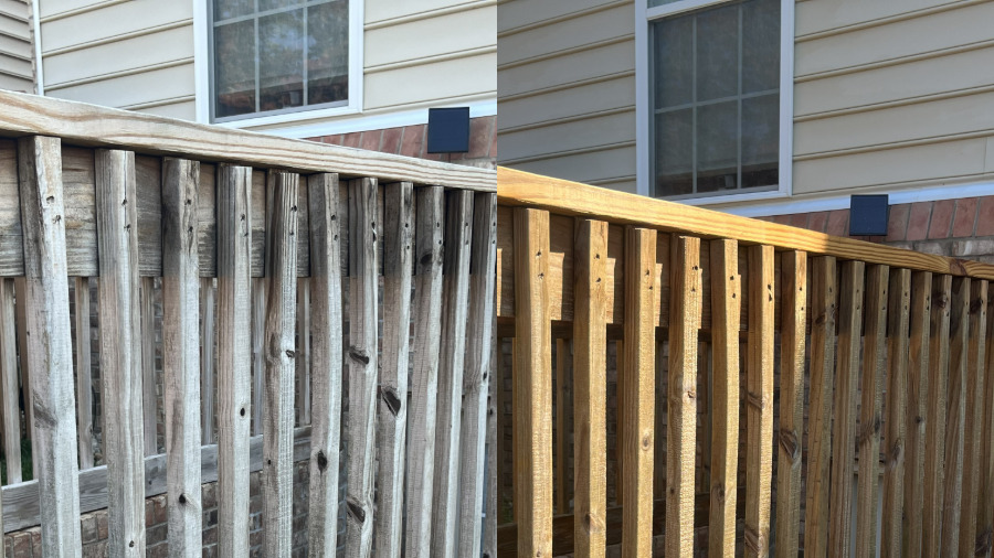 Lexington fence cleaning